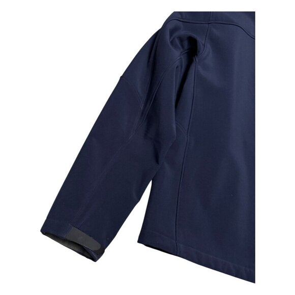 TUMI TECH Blue Shell Waterproof Luxury Designer Windbreaker Jacket Mens Medium - Picture 4 of 6